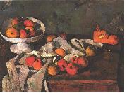Paul Cezanne life with a fruit dish and apples France oil painting artist